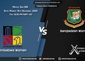 Bangladesh Women tour of Zimbabwe, 2021, Match 3rd ODI ZM-W vs BAN-W, Playing 11 &Today's Match Predictions