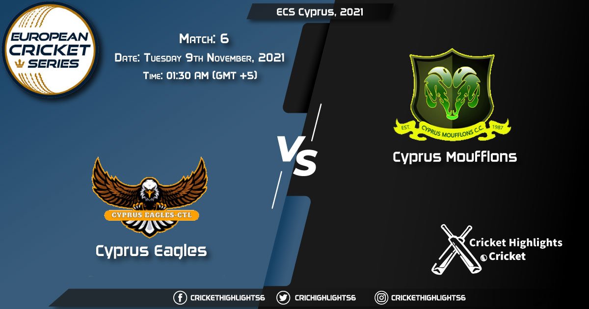 CES vs CYM Live Score Match 6, Playing 11 Live Match Today, November 9, 2021, ECS Cyprus, 2021