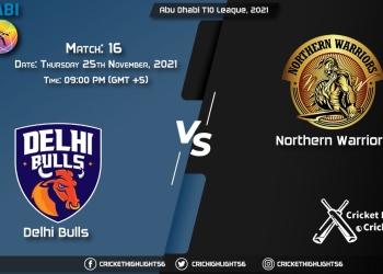 DB vs NW, Live Scorecard, Match 16, November 25, 2021, Live Cricket Score, Abu Dhabi T10 League, 2021