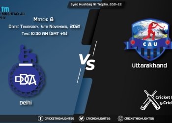 DEL vs UT Live Score Match 8 Playing 11 Live Match Today, November 4, 2021, Syed Mushtaq Ali Trophy, 2021-22
