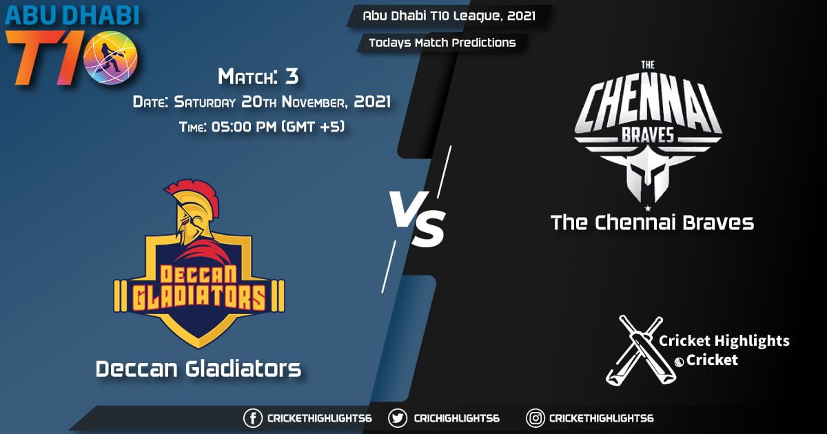 DG vs TCB, Live Scorecard, Match 3, November 20, 2021, Live Cricket Score, Abu Dhabi T10 League, 2021