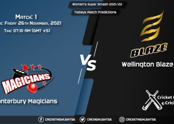 Dream11 Women's Super Smash 202122, Match 1 CM-W vs WB-W, Playing 11 & Today's Match Predictions