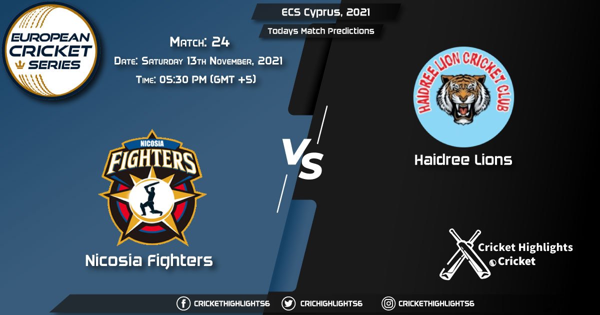 ECS Cyprus, 2021, Match 24 NFCC vs HAL Playing 11 & Today's Match Predictions