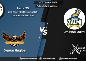 ECS Cyprus, 2021, Match 39 CES vs LIZ, Playing 11 & Today's Match Predictions