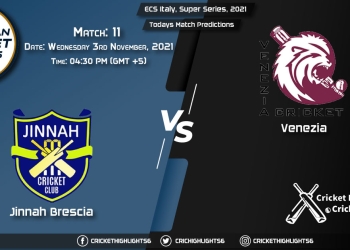 ECS Italy, Super Series, 2021, Match 11 JIB vs VEN, Playing 11 & Today's Match Predictions