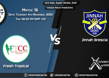 ECS Italy, Super Series, 2021, Match 16 FT vs JIB, Playing 11 & Today's Match Predictions