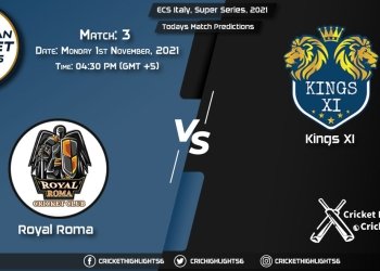 ECS Italy, Super Series, 2021, Match 3 ROR vs KIN XI, Playing 11 & Today's Match Predictions