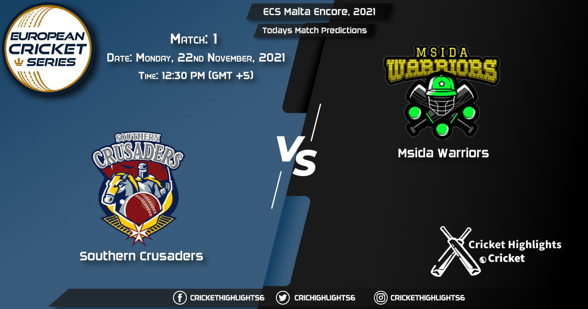 ECS Malta Encore, 2021, Match 1 SOC vs MSW, Playing 11 & Today's Match Predictions