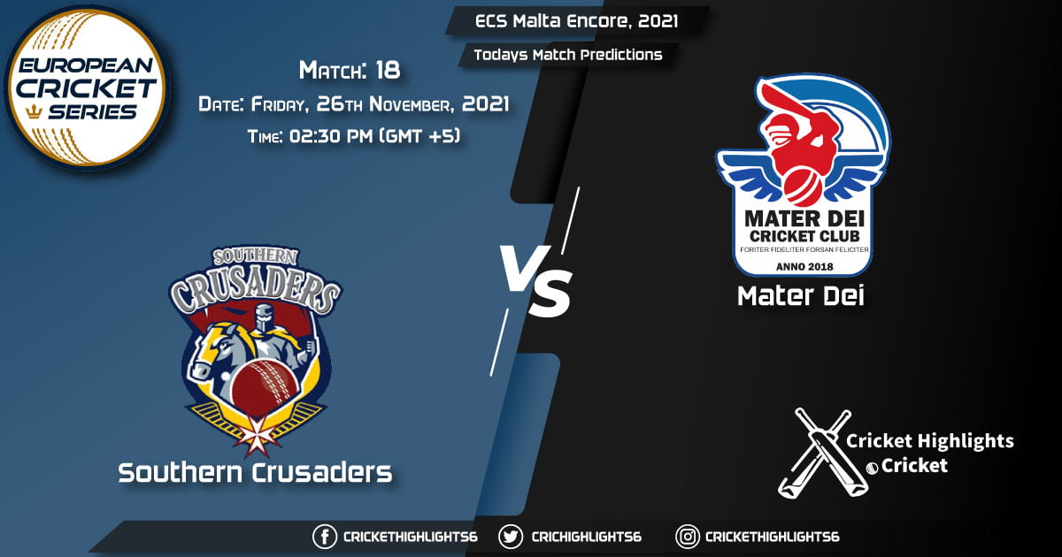 ECS Malta Encore, 2021, Match 18 SOC vs MTD, Playing 11 & Today's Match Predictions