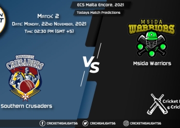 ECS Malta Encore, 2021, Match 2 SOC vs MSW, Playing 11 & Today's Match Predictions