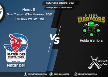 ECS Malta Encore, 2021, Match 5 MTD vs MSW, Playing 11 & Today's Match Predictions