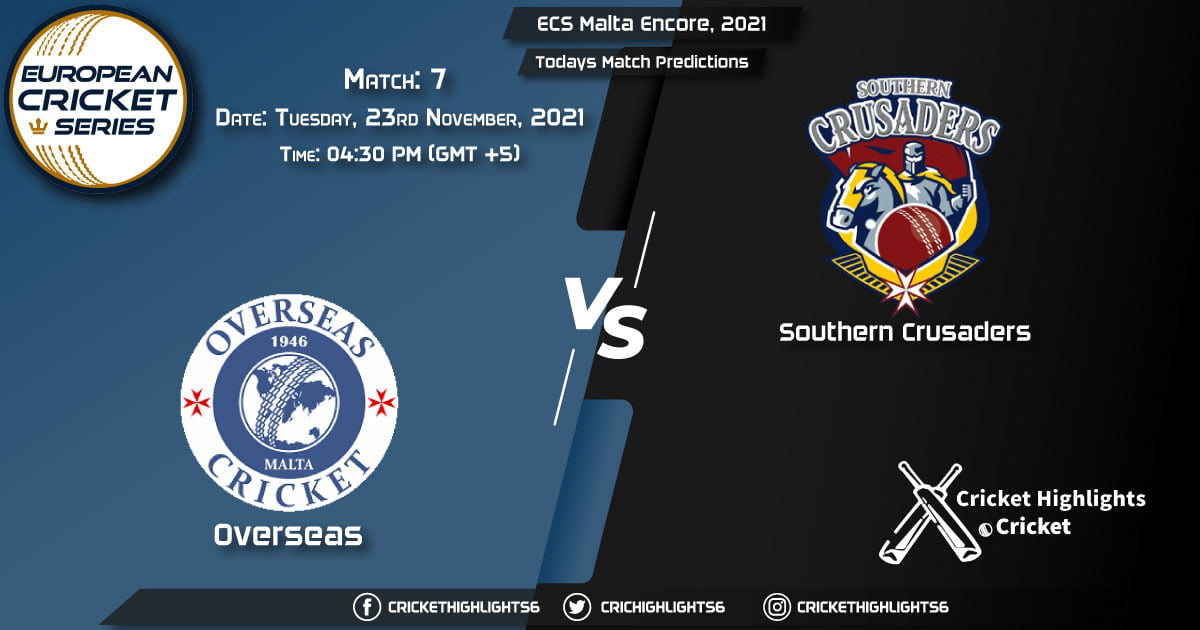 ECS Malta Encore, 2021, Match 7 OVR vs SOC, Playing 11 & Today's Match Predictions