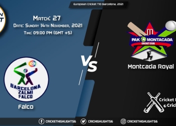 FAL vs MR, Live Scorecard, Match 27, November 14, 2021, Live Cricket Score, European Cricket T10 Barcelona, 2021