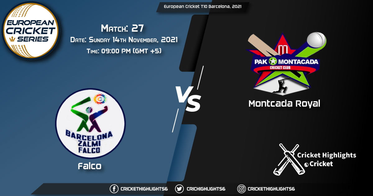 FAL vs MR, Live Scorecard, Match 27, November 14, 2021, Live Cricket Score, European Cricket T10 Barcelona, 2021