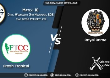 FT vs ROR Live Score Match 10, Playing 11 Live Match Today, November 3, 2021, ECS Italy, Super Series, 2021