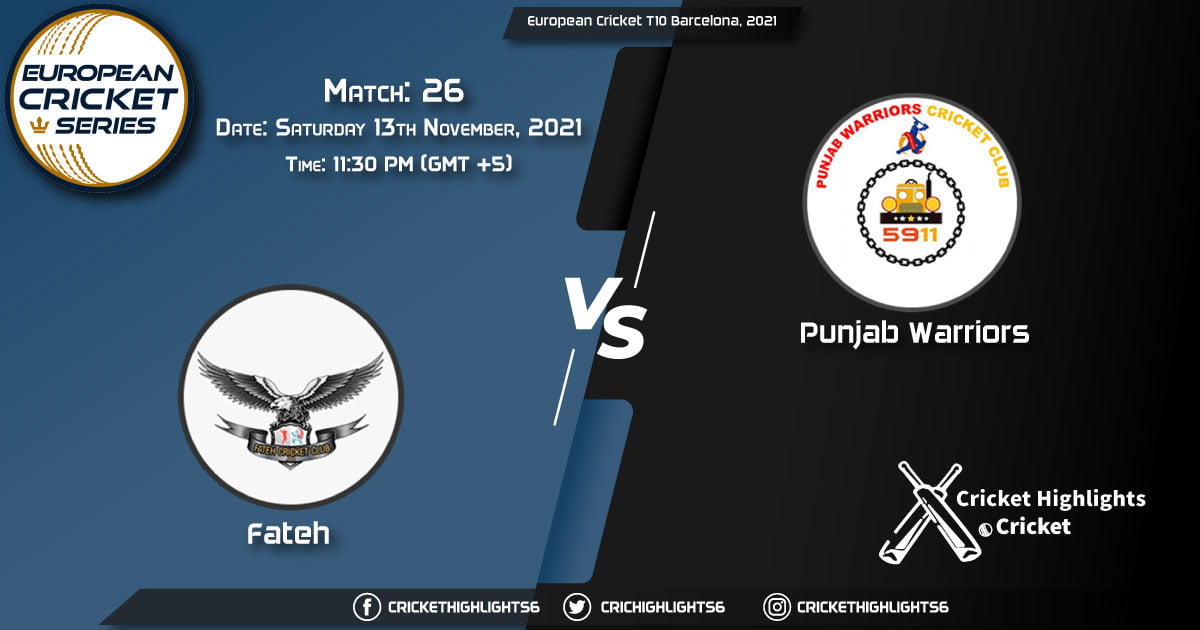 FTH vs PUW, Live Scorecard, Match 26, November 13, 2021, Live Cricket Score, European Cricket T10 Barcelona, 2021