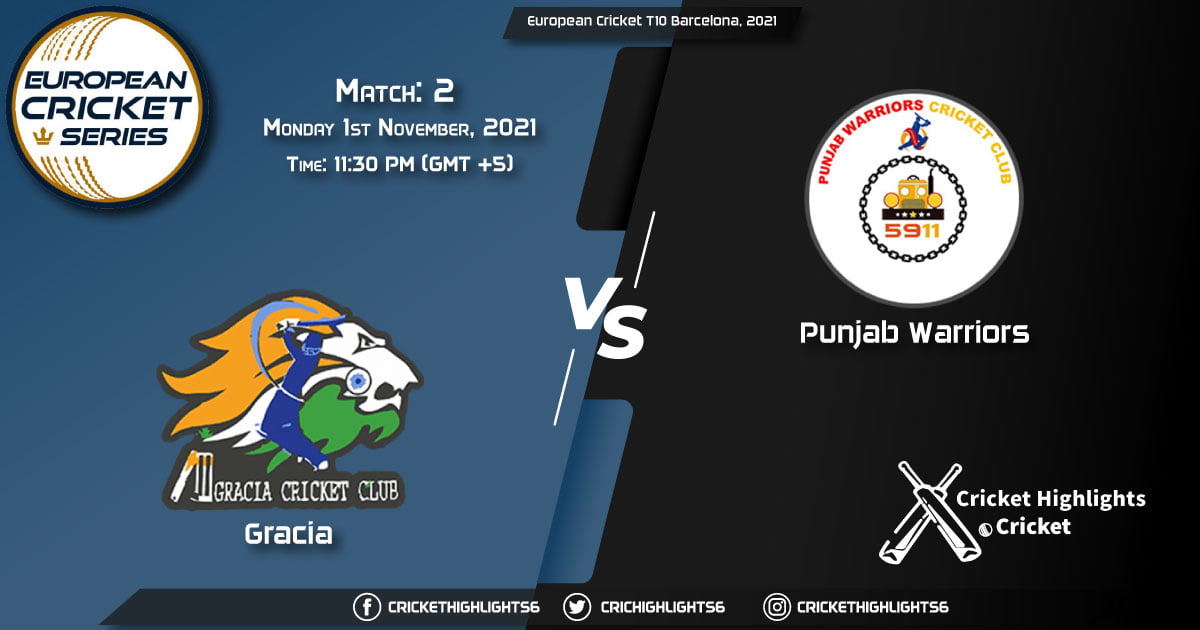 GRA vs PUW Live Score Match 2, Playing 11 Live Match Today, November 1, 2021, European Cricket T10 Barcelona, 2021