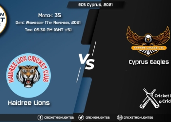 HAL vs CES, Live Scorecard, Match 35, November 17, 2021, Live Cricket Score, ECS Cyprus, 2021