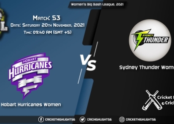 HB-W vs ST-W, Live Scorecard, Match 53, November 20, 2021, Live Cricket Score, Women's Big Bash League, 2021