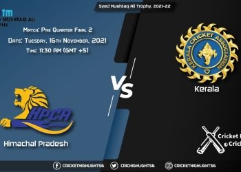 HIM vs KER, Live Scorecard, Match Pre Quarter-final 2, November 16th, 2021, Live Cricket Score, Syed Mushtaq Ali Trophy, 2021-22