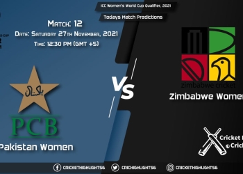 ICC Women's World Cup Qualifier, 2021, Match 12 PK-W vs ZM-W, Playing 11 & Today's Match Predictions