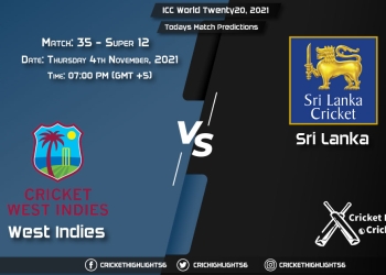 ICC World Twenty20, 2021, Super 12 - Match 35 WI vs SL, Playing 11 & Today's Match Predictions
