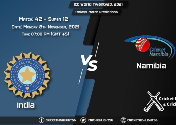 ICC World Twenty20, 2021, Super 12 - Match 42 IND vs NAM, Playing 11 & Today's Match Predictions