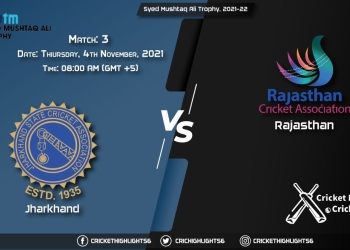 JHA vs RJS Live Score Match 3 Playing 11 Live Match Today, November 4, 2021, Syed Mushtaq Ali Trophy, 2021-22
