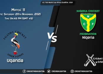 KEN vs UGA, Live Scorecard, Match 11, November 20, 2021, Live Cricket Score, ICC T20 World Cup Africa Qualifier, 2021