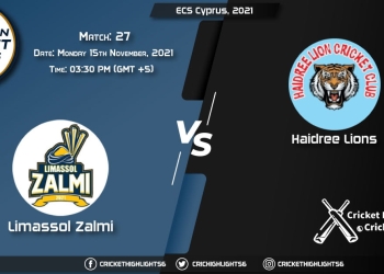 LIZ vs HAL, Live Scorecard, Match 27th, November 15th, 2021, Live Cricket Score, ECS Cyprus, 2021