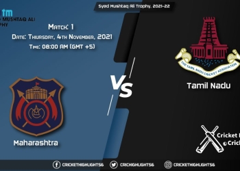 MAH vs TN Live Score Match 1 Playing 11 Live Match Today, November 4, 2021, Syed Mushtaq Ali Trophy, 2021-22