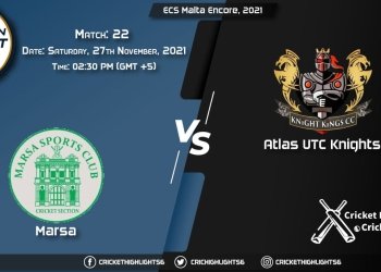 MAR vs AUK, Live Scorecard, Match 22, November 26, 2021, Live Cricket Score, ECS Malta Encore, 2021