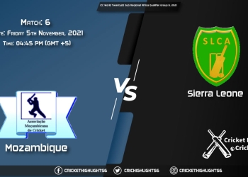 MOZ vs SLE Live Score Match 6, Playing 11 Live Match Today, November 5, 2021, ICC World Twenty20 Sub Regional Africa Qualifier Group B, 2021