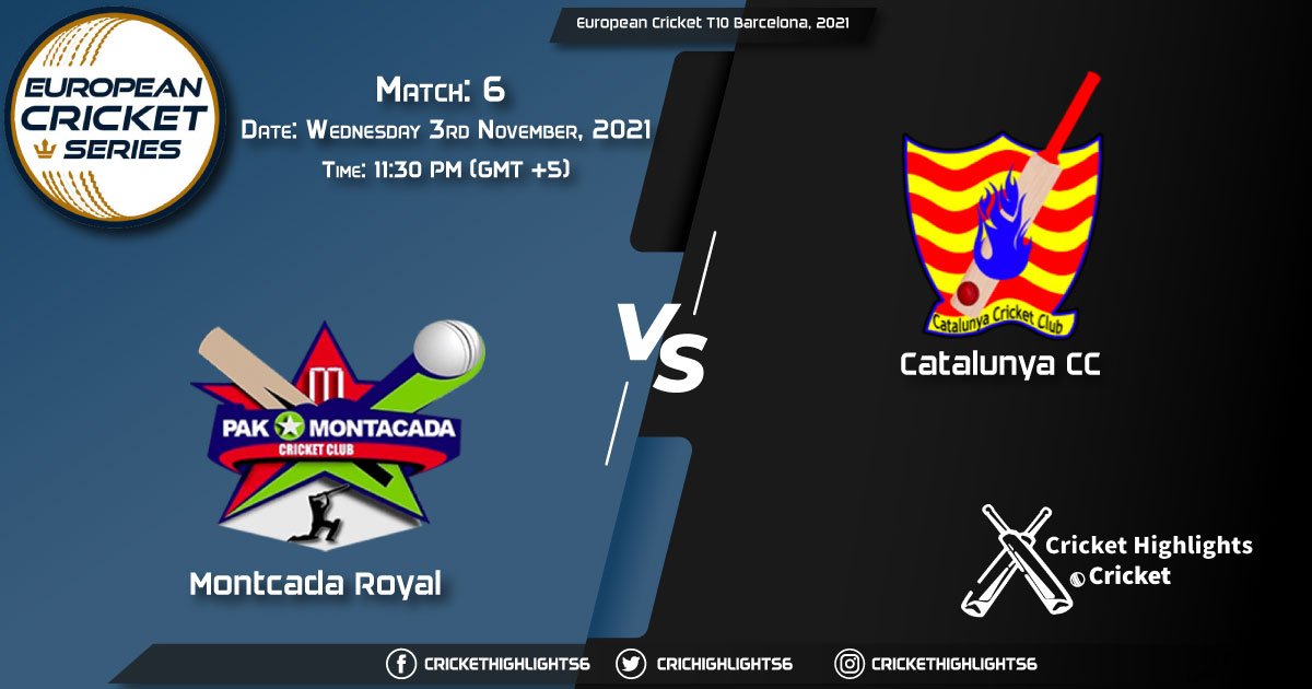 MR vs CTL Live Score Match 6, Playing 11 Live Match Today, November 3, 2021, European Cricket T10 Barcelona, 2021