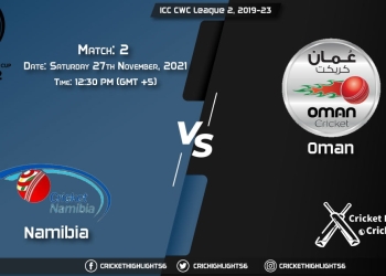 NAM vs UAE, Live Scorecard, Match 4, November 30, 2021, Live Cricket Score, ICC CWC League 2, 2019-23