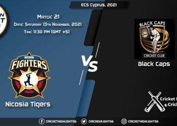 NCT vs BCP, Live Scorecard, Match 21, November 13, 2021, Live Cricket Score, ECS Cyprus, 2021