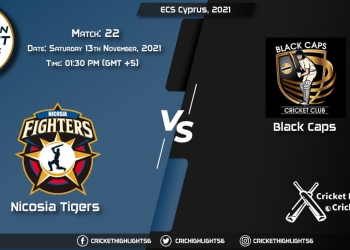 NCT vs BCP, Live Scorecard, Match 22, November 13, 2021, Live Cricket Score, ECS Cyprus, 2021