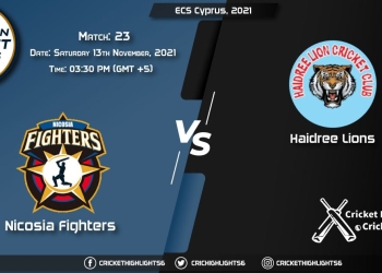 NFCC vs HAL, Live Scorecard, Match 23, November 13, 2021, Live Cricket Score, ECS Cyprus, 2021