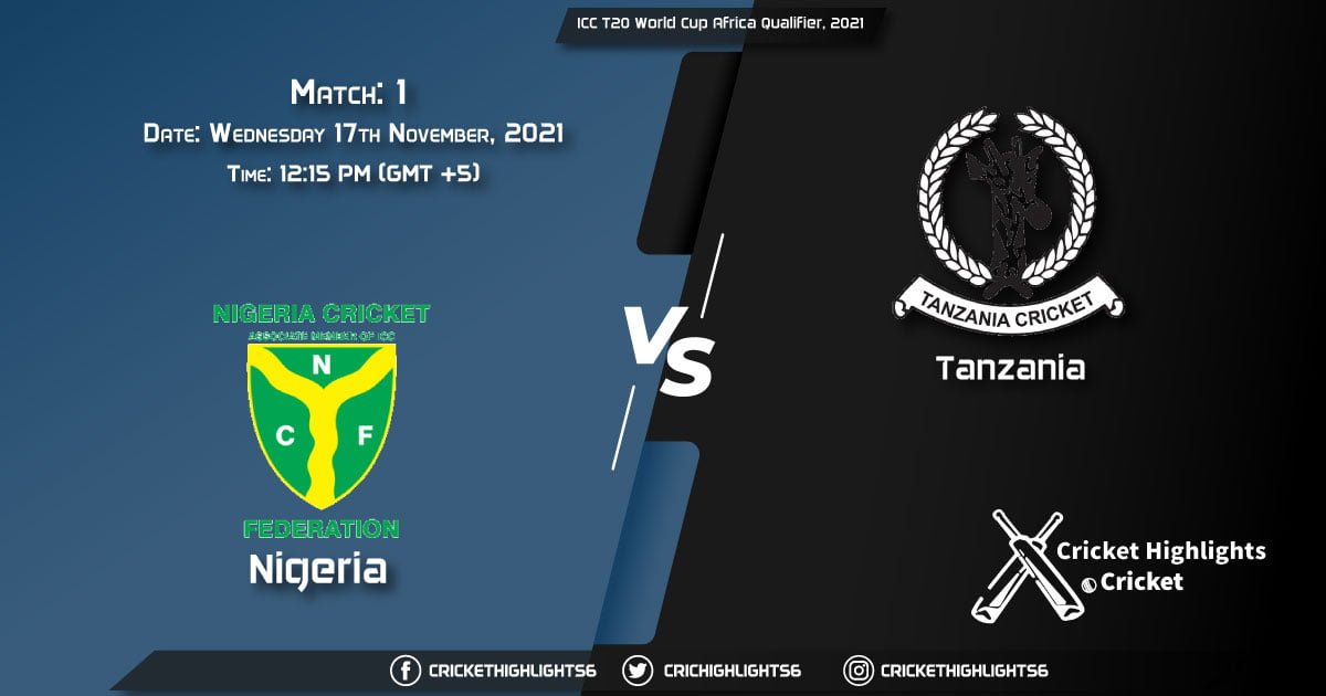 NIG vs TAN, Live Scorecard, Match 1, November 17, 2021, Live Cricket Score, ICC T20 World Cup Africa Qualifier, 2021