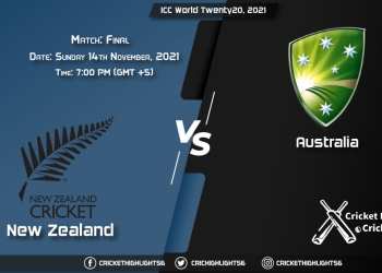 NZ vs AUS, Live Scorecard, Match Final, November 14, 2021, ICC World Twenty20, 2021