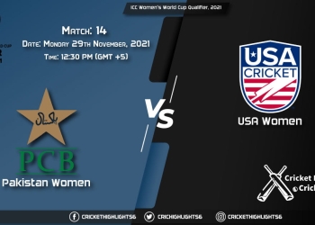 PK-W vs USA-W, Live Scorecard, Match 14, November 29, 2021, Live Cricket Score, ICC Women's World Cup Qualifier, 2021