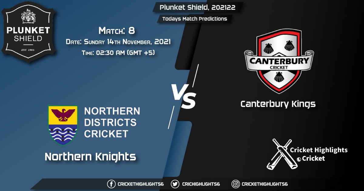 Plunket Shield, 202122, Match 8 NK vs CK, Playing 11 & Today's Match Predictions