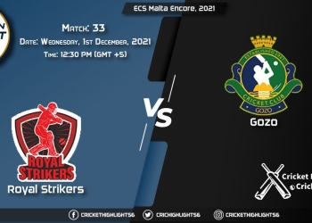 RST vs GOZ, Live Scorecard, Match 33, December 1, 2021, Live Cricket Score, ECS Malta Encore, 2021