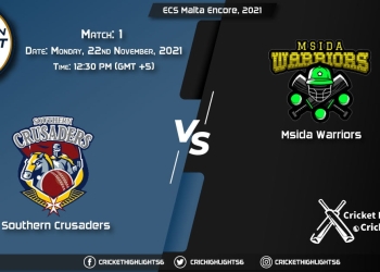 SOC vs MSW Live Score Match 2 Playing 11 Live Match Today, November 22, 2021, ECS Malta Encore, 2021