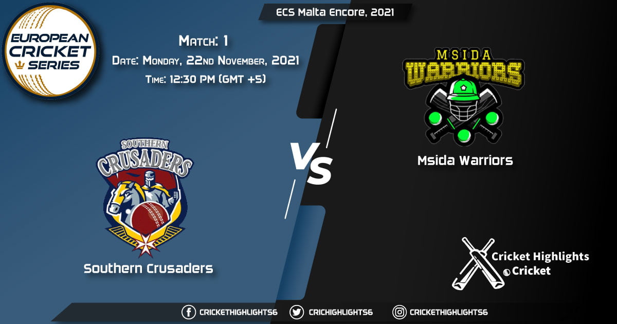 SOC vs MSW Live Score Match 2 Playing 11 Live Match Today, November 22, 2021, ECS Malta Encore, 2021