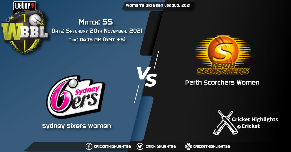 SS-W vs PS-W, Live Scorecard, Match 55, November 20, 2021, Live Cricket Score, Women's Big Bash League, 2021