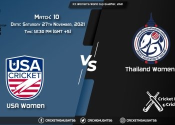 USA-W vs TL-W, Live Scorecard, Match 10, November 27, 2021, Live Cricket Score, ICC Women's World Cup Qualifier, 2021