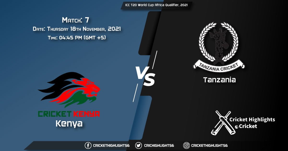 Who Will Win Today Kenya vs Tanzania, 7th Match, Dream11 Prediction, Playing XI, Pitch Report, Injury Update