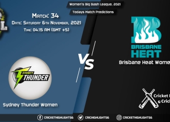 Women's Big Bash League, 2021, Match 34 ST-W vs BH-W Playing 11 & Today's Match Predictions