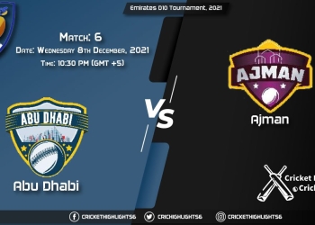 ABD vs AJM, Live Scorecard, Match 6, December 8, 2021, Live Cricket Score, Emirates D10 Tournament, 2021